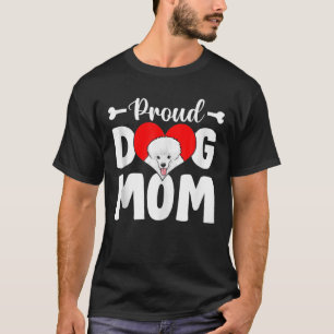 Cute Proud Poodle Dog mama Funny Moederdag T-shirt