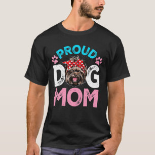 Cute Proud Yorkshire Terrier Dog Ma Funny Moeder T-shirt