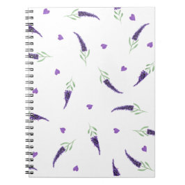 Cute Provence waterverf lavender Hear Notitieboek