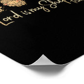 Cute Psalm 23_1 Sheep The Lord Is My Shepherd  Poster (Hoek)