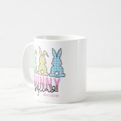 Cute Pset Bunny Squad Rabbit Persoonlijk Koffiemok (Voorkant links)