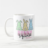 Cute Pset Bunny Squad Rabbit Persoonlijk Koffiemok (Links)