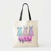 Cute Pset Bunny Squad Rabbit Persoonlijk Tote Bag (Voorkant)