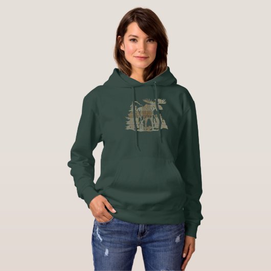 Cute Pset Moose Hoodie (Voorkant volledig)