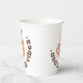 Cute PSL Fall  – Pumpkin Spice and Cozy vibes  Papieren Bekers (Links)