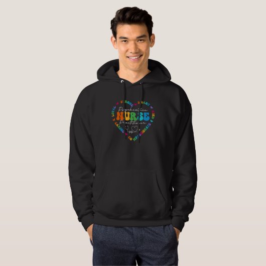 Cute Psychiatric Nurse Practitioner Appreciation N Hoodie (Voorkant volledig)