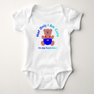 "Cute Puerto Rican"-Baby Romper
