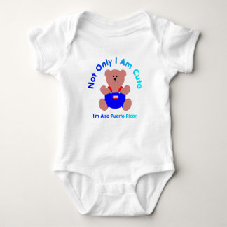 "Cute Puerto Rican"-Baby Romper