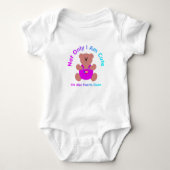 "Cute Puerto Rican"-Baby Romper (Voorkant)