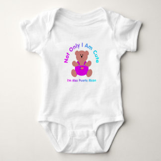 "Cute Puerto Rican"-Baby Romper
