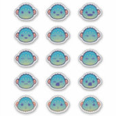 Cute Pufferfish Sticker (Voorkant)