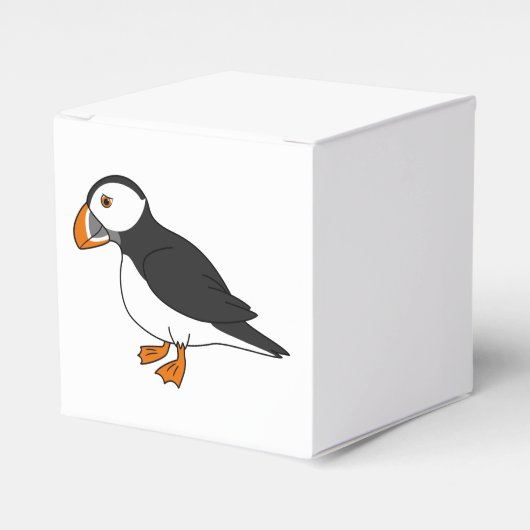 Cute Puffin Bedankdoosjes (Voorkant Zijde)