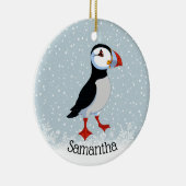 Cute Puffin Ornament (Rechts)