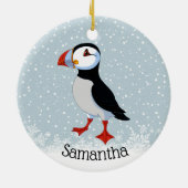 Cute Puffin Ornament (Achterkant)