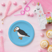 Cute Puffin Papieren Bordje (Feest)