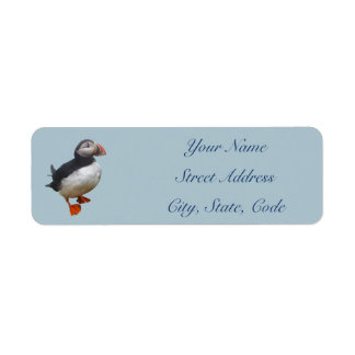 Cute Puffin Return Address Labels