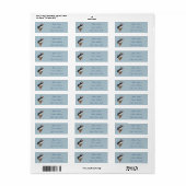Cute Puffin Return Address Labels (Full Sheet)