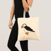 Cute Puffin Tote Bag (Voorkant (product))