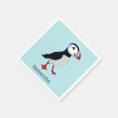 Cute Puffins Design Paper Napkins Servet (Hoek)