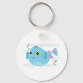 Cute Puffy Fish Sleutelhanger (Voorkant)