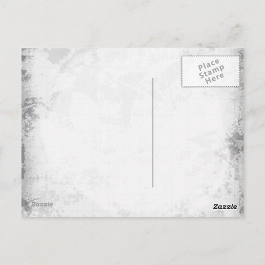 Cute Puffy Kawaii Bunny Rabbit Briefkaart (Achterkant)