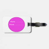 Cute pug bagagelabel (Achterkant horizontaal)