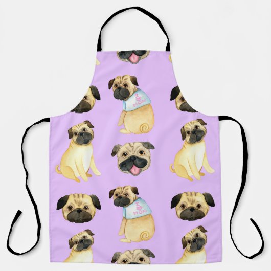 Cute Pug, Boys Girls & Kinder, Hondenliefhebber, D Schort (Voorkant)