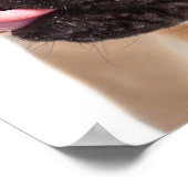 Cute Pug Close-up small poster (Hoek)
