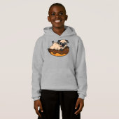 Cute Pug Dog Donut Lover Pet (Voorkant volledig)