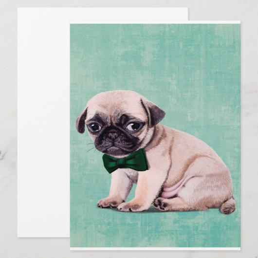 Cute Pug Dog Gift| Cute Dog for Birthday (Voorkant / Achterkant)
