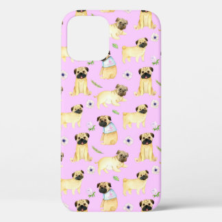Cute Pug Dog I Love mam Roink Case-Mate iPhone Case