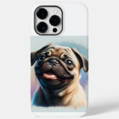 Cute pug dog i phone case (Achterkant)