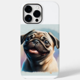 Cute pug dog i phone case