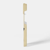 Cute Pug Dog Pet Animal Art Waterverf iPhone Hoesje (Linkerkant)