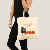 Cute Pug Dog Pumpkins Trick or treat Halloween Bag Tote Bag (Voorkant (product))