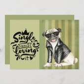 Cute Pug guy | Eén Valentijn die van belang is Feestdagenkaart (Voorkant / Achterkant)