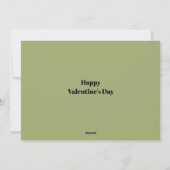 Cute Pug guy | Eén Valentijn die van belang is Feestdagenkaart (Achterkant)