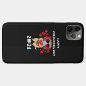 Cute Pug Heart Face Mask Happy Valentine Day Case-Mate iPhone Case (Achterkant (horizontaal))