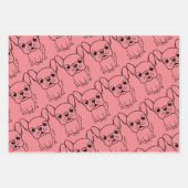 Cute Pug Inpakpapier Vel (Voorkant 2)