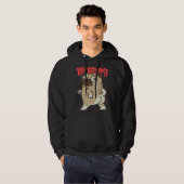 Cute Pug Japanese Lettering  Dog  Pug Hoodie (Voorkant volledig)