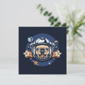Cute Pug Kaart (Staand voorkant)