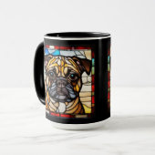 Cute Pug Keramische Koffiemok Mok (Voorkant links)