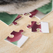 Cute Pug-kerstpuzzel Legpuzzel (Zijkant)