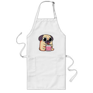Cute Pug Lang Schort