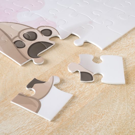 Cute Pug Legpuzzel (Zijkant)