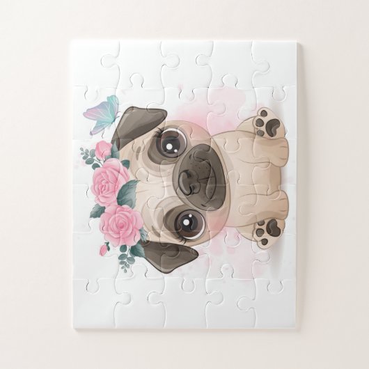 Cute Pug Legpuzzel (Verticaal)