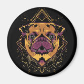 Cute Pug Magneet (Voorkant)