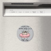 Cute Pug Magneet (Insitu (Vaatwasser))