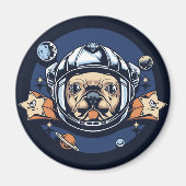 Cute Pug Magneet (Voorkant)