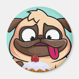 Cute Pug Magneet
